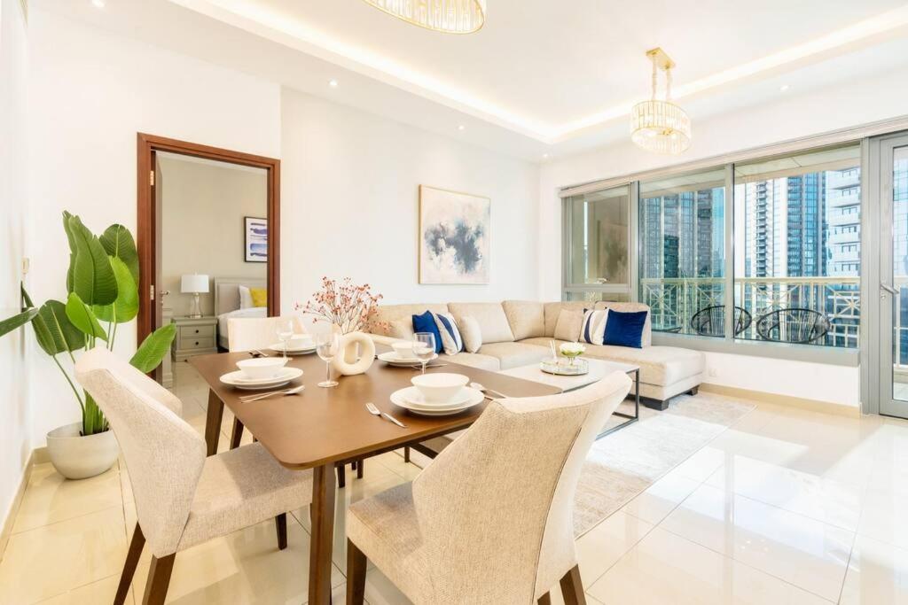 New! Luxury 3Bedroom With Spectacular Burj Views Downtown 迪拜 外观 照片