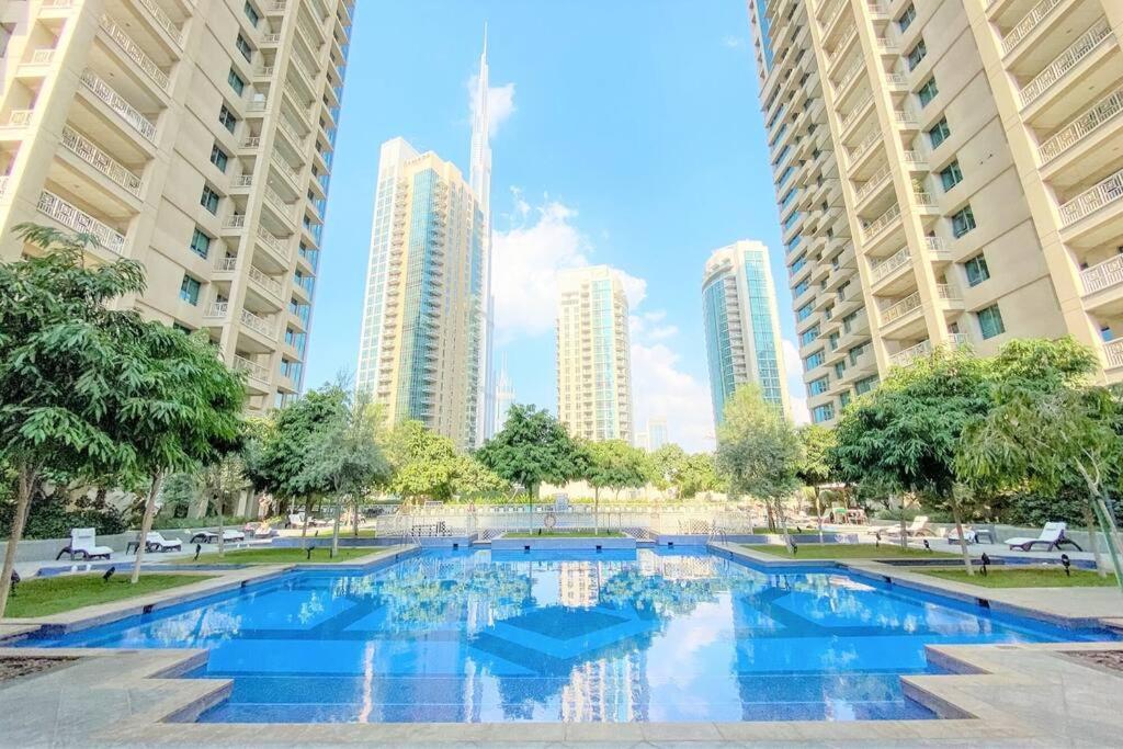 New! Luxury 3Bedroom With Spectacular Burj Views Downtown 迪拜 外观 照片