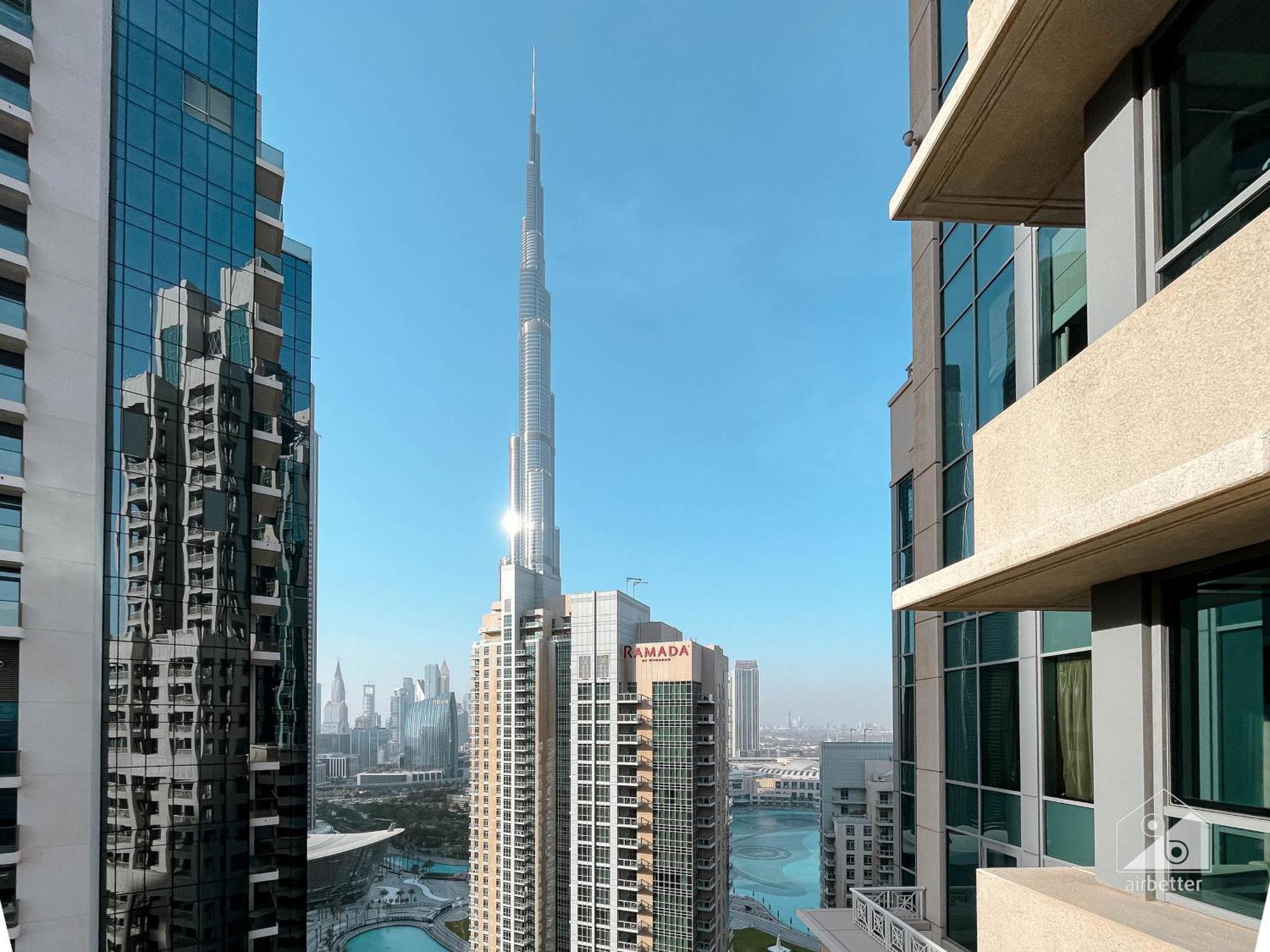 New! Luxury 3Bedroom With Spectacular Burj Views Downtown 迪拜 外观 照片