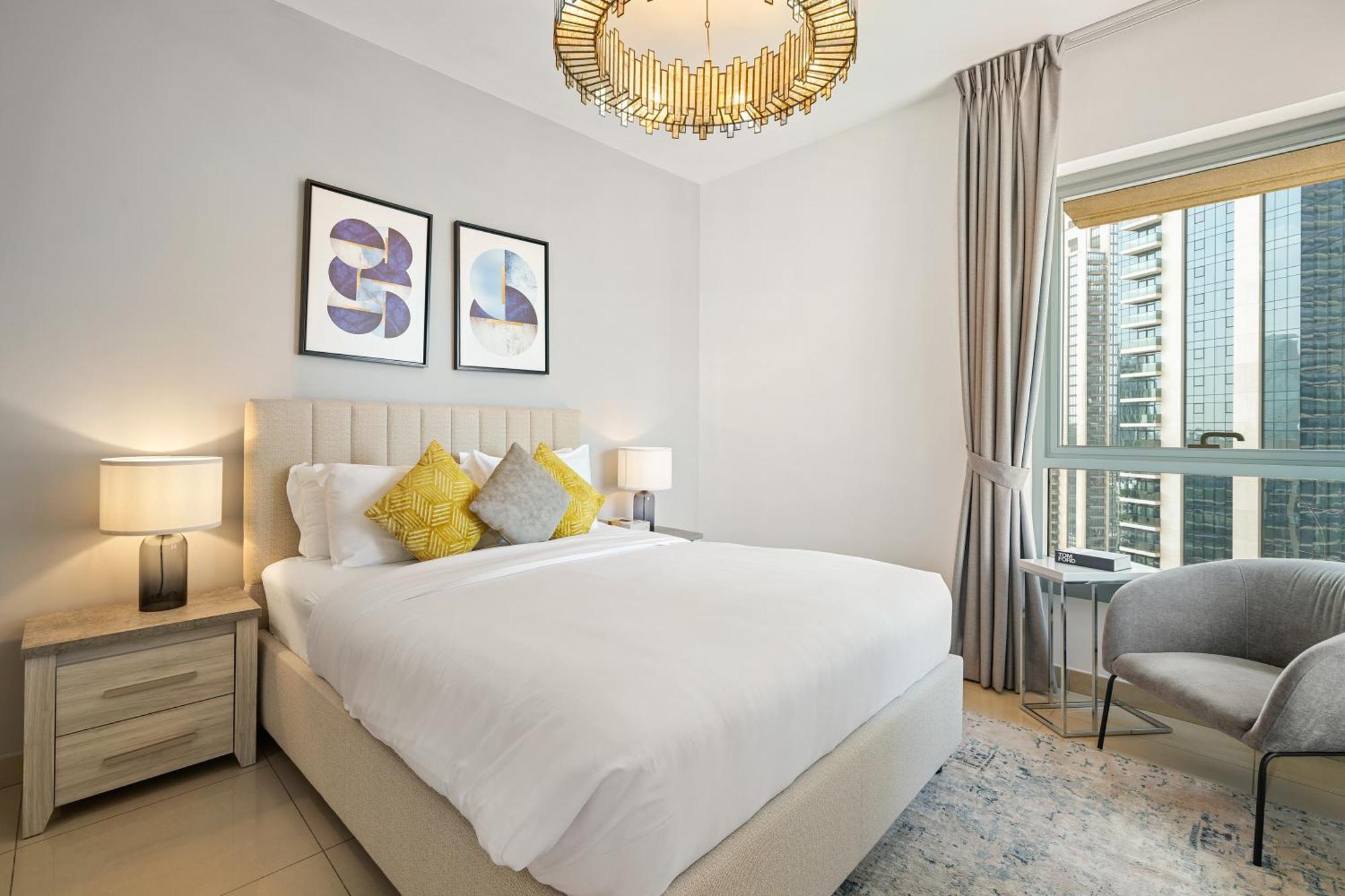 New! Luxury 3Bedroom With Spectacular Burj Views Downtown 迪拜 外观 照片