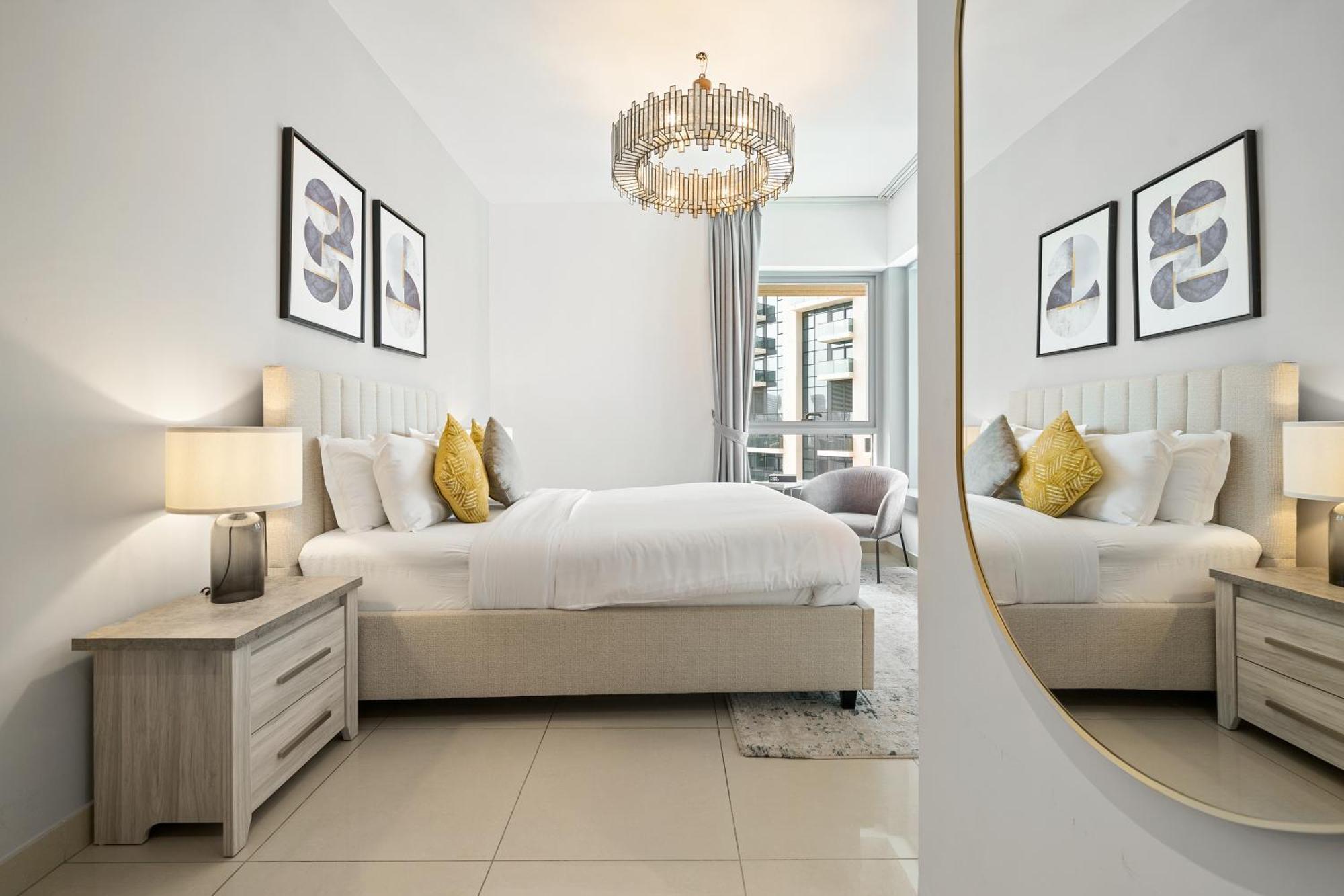 New! Luxury 3Bedroom With Spectacular Burj Views Downtown 迪拜 外观 照片